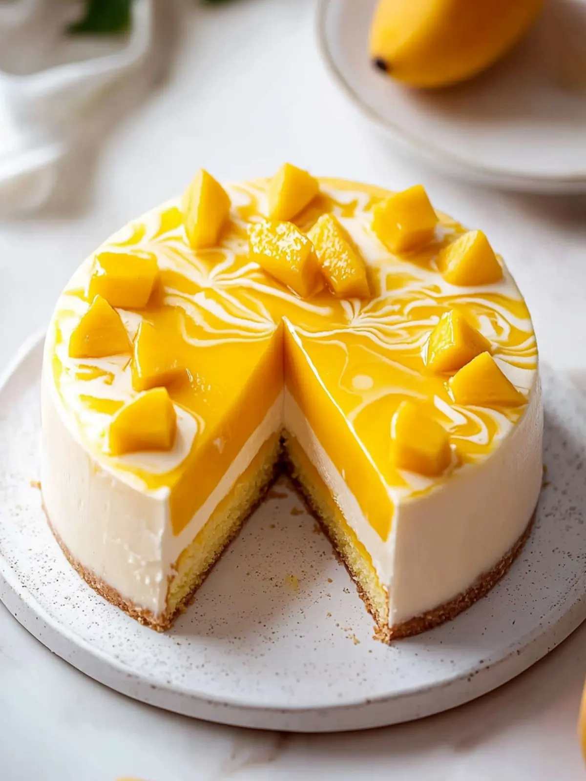 Mango Mousse Cake