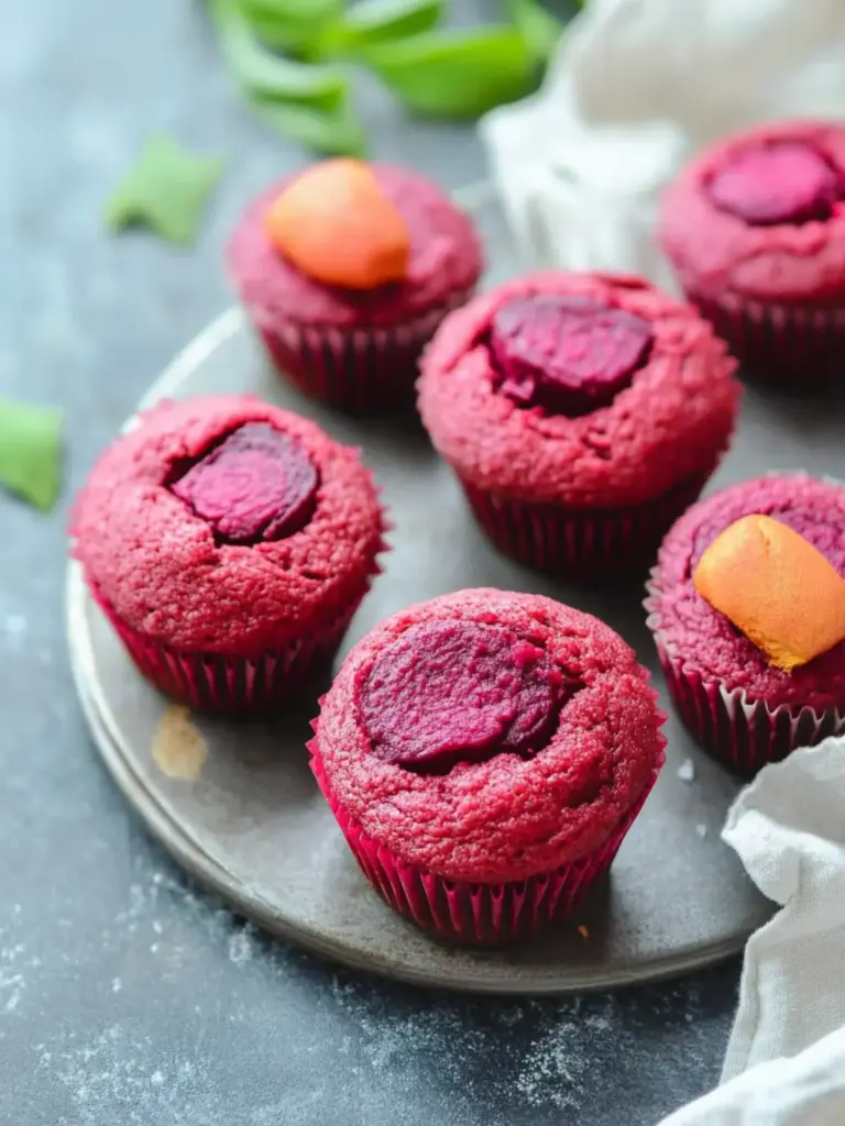 Vanilla Beet Root Muffin