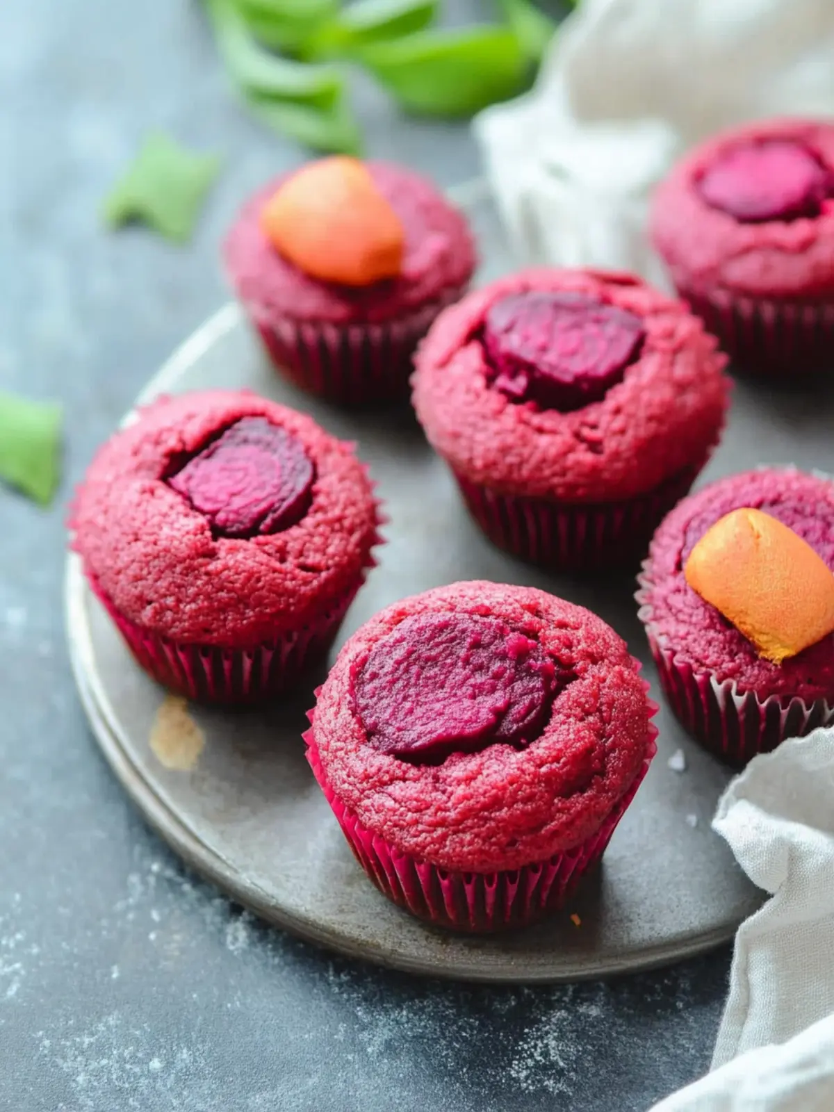 Delicious Vanilla Beet Root Muffins for Guilt-Free Indulgence Vanilla Beet Root Muffin