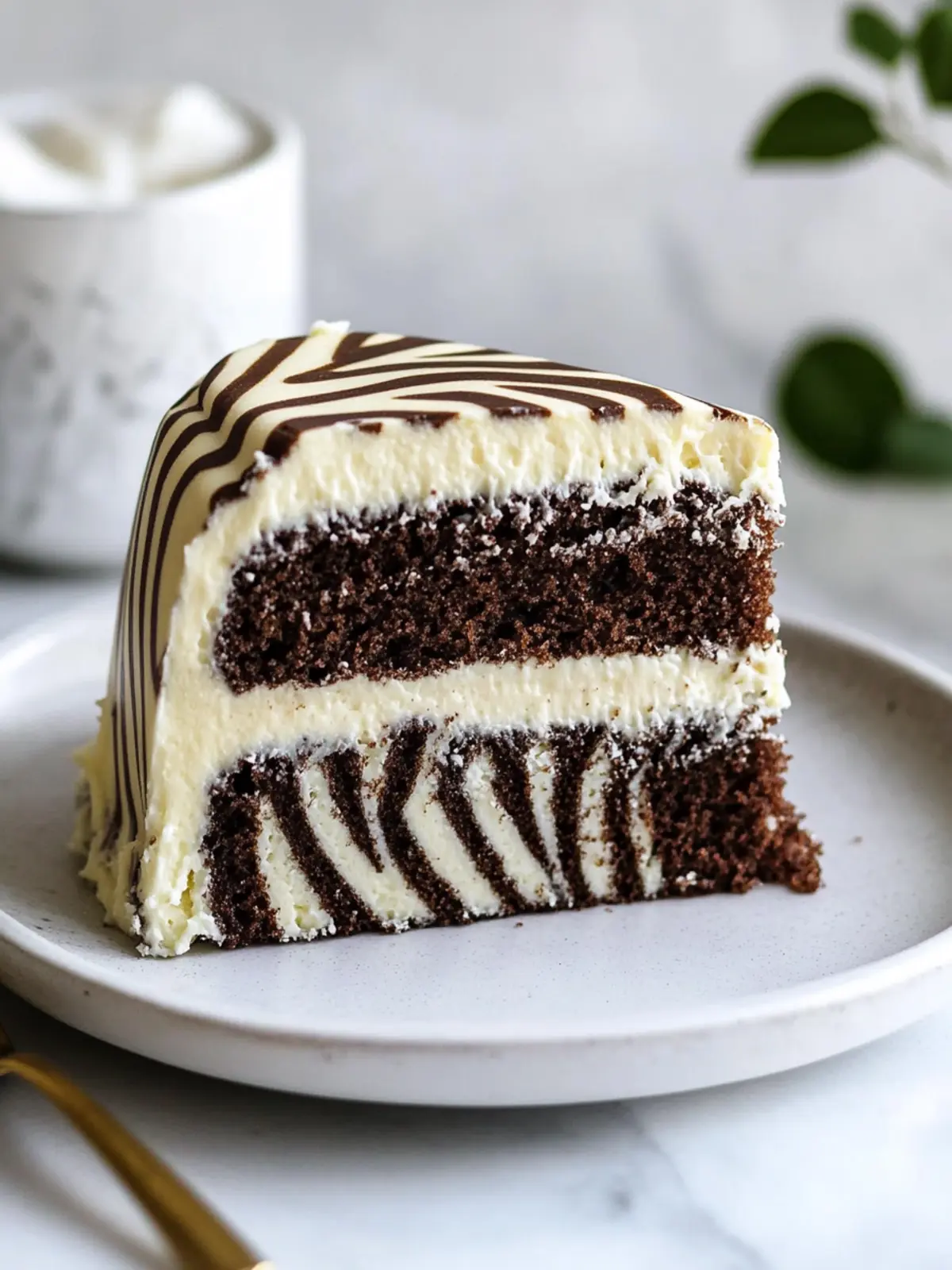 Ultimate Zebra Cake with Cream Cheese Frosting You’ll Love Zebra Cake with Cream Cheese Frosting