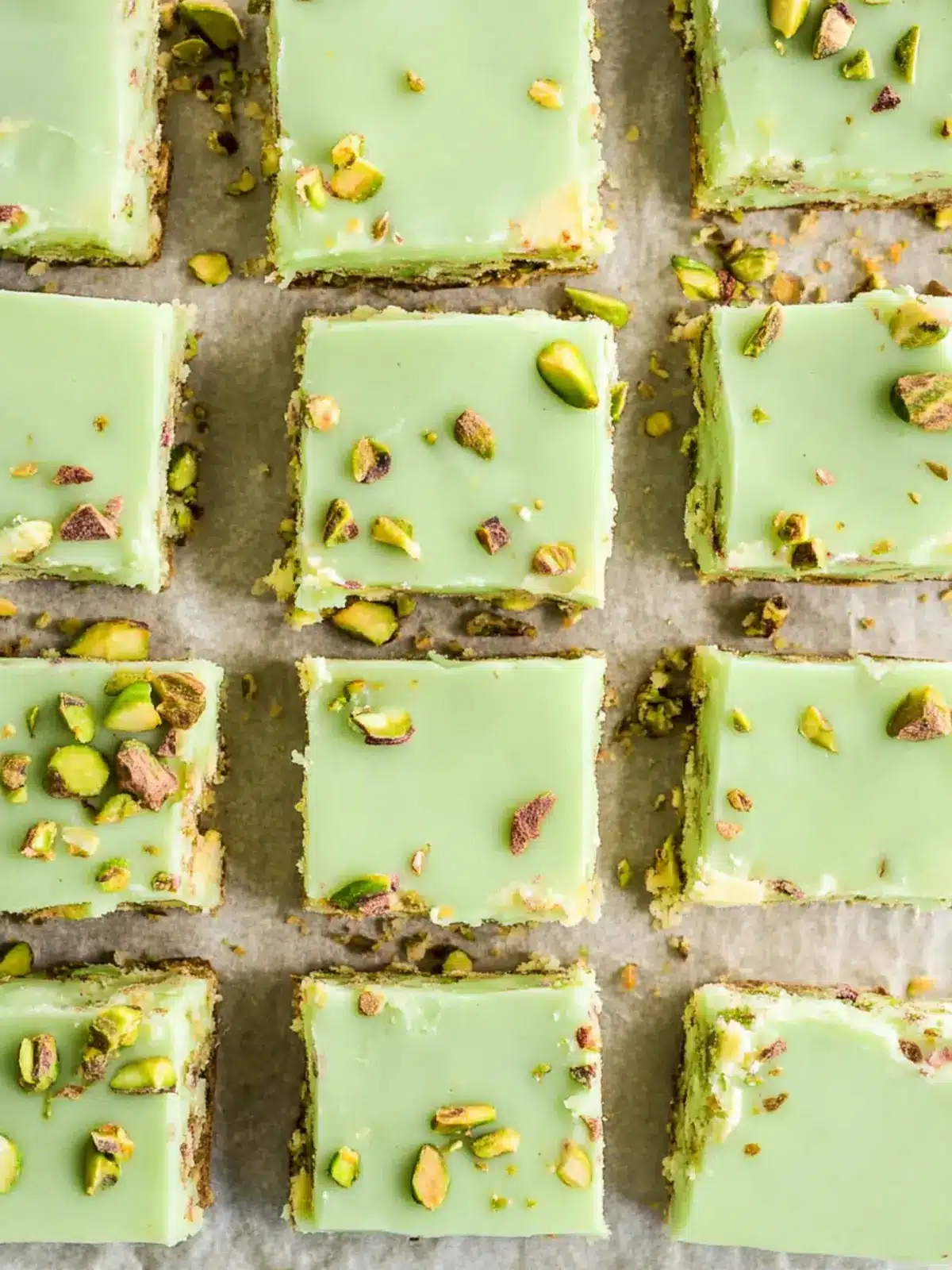 Pistachio Cream Bars