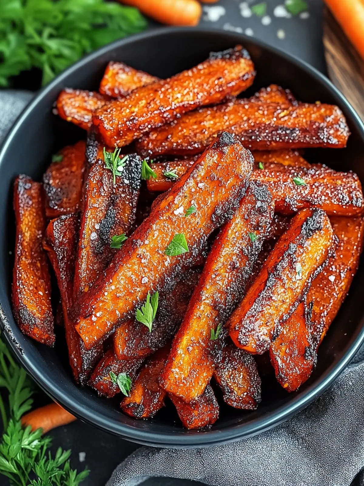 Crispy Air Fryer Carrot Bacon That'll Wow Your Taste Buds Air Fryer Carrot Bacon