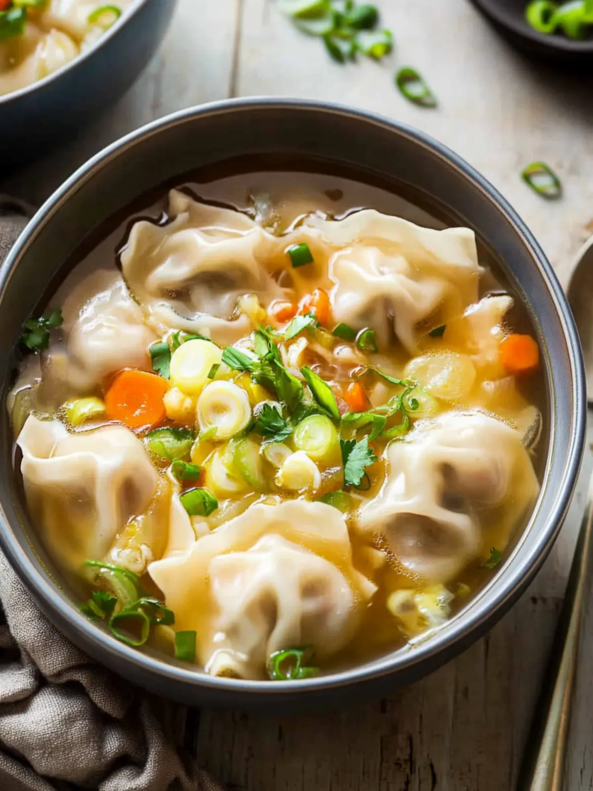 Delicious Vegetable Wonton Soup for Cozy Nights In Vegetable Wonton Soup