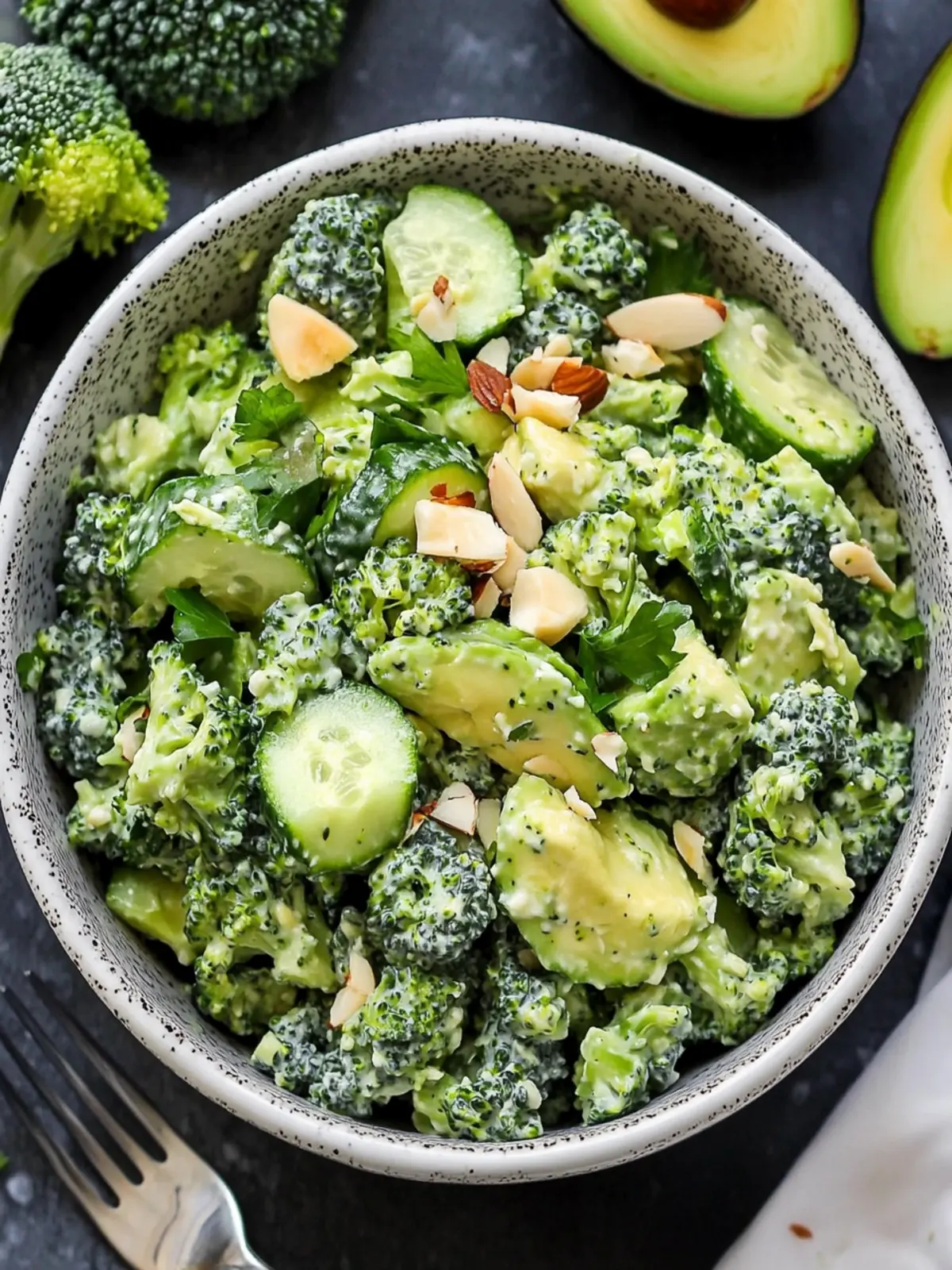 Creamy Cucumber Avocado Broccoli Salad for Fresh Flavor Bliss Cucumber Avocado Broccoli Salad