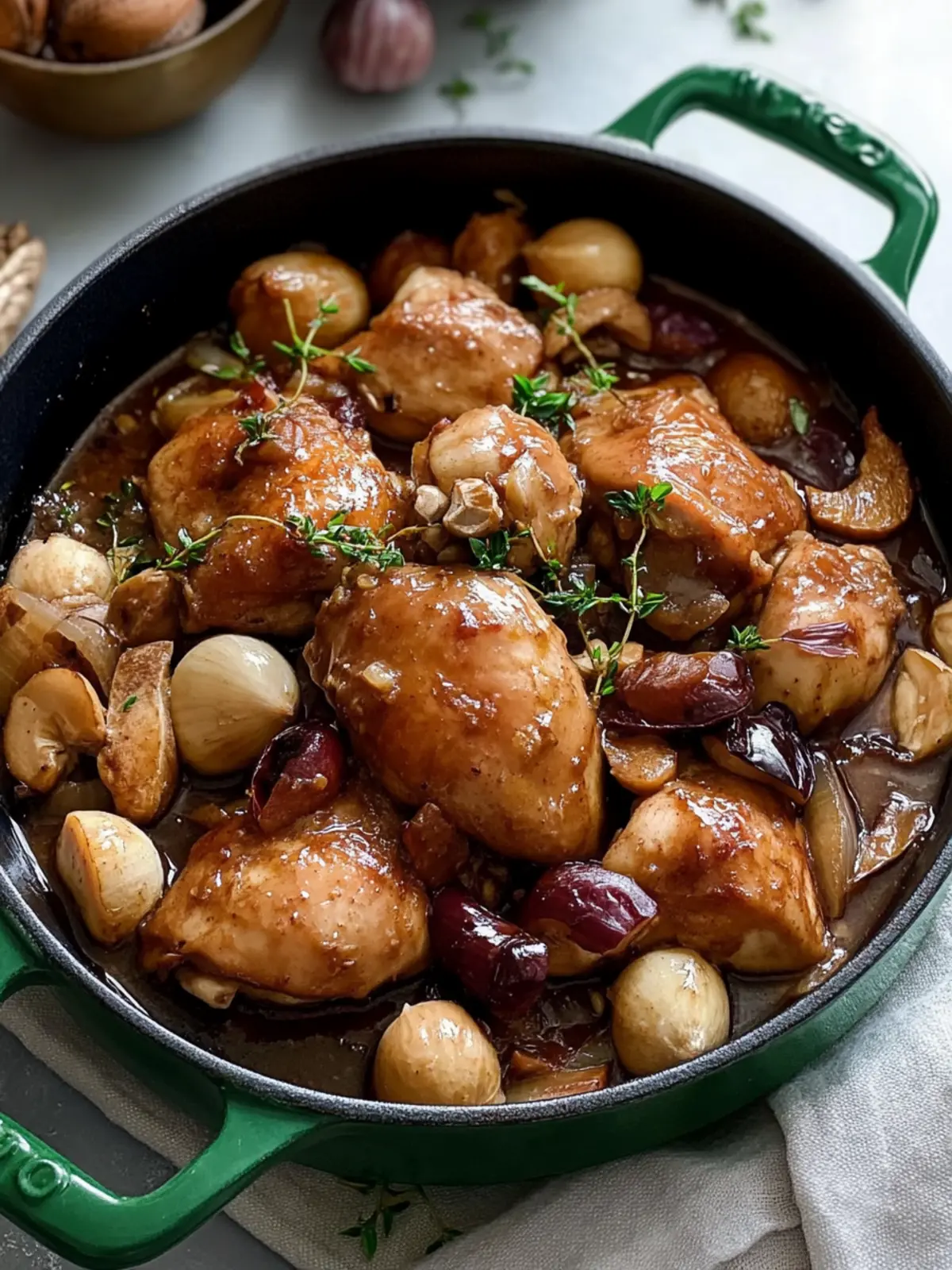 Deliciously Tender Braised Chestnut Chicken for Cozy Nights Braised Chestnut Chicken
