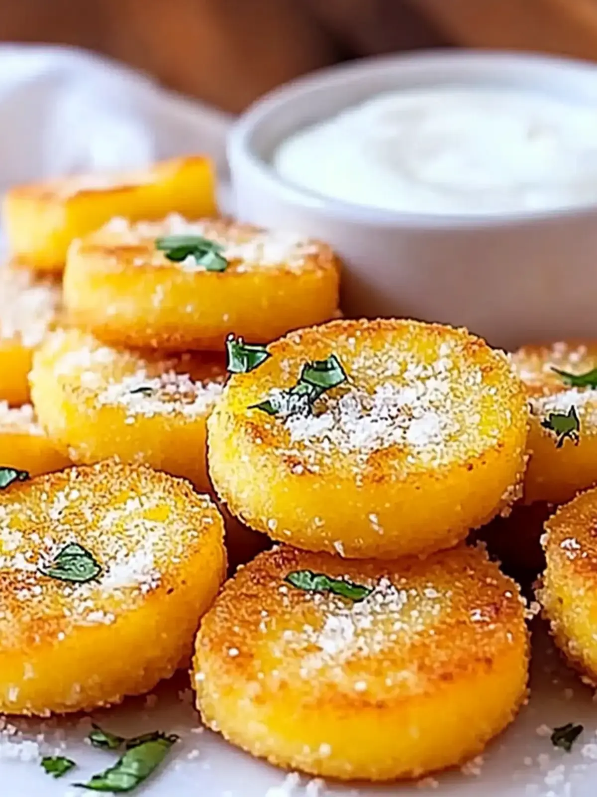 Crispy Parmesan Polenta Rounds That Wow Your Taste Buds Crispy Parmesan Polenta Rounds