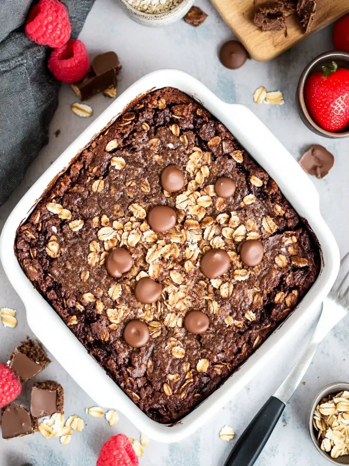 Brownie Baked Oatmeal