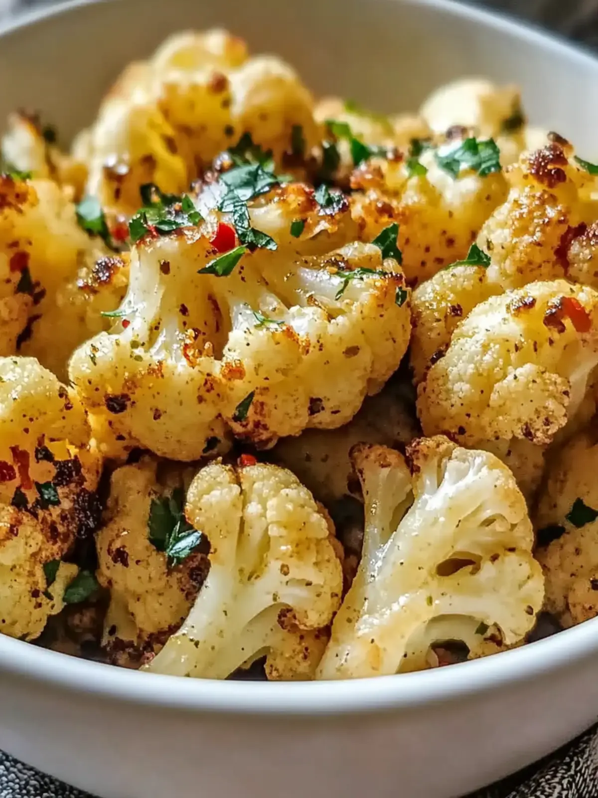 Savory Garlic Butter Roasted Cauliflower to Wow Your Tastebuds Garlic Butter Roasted Cauliflower
