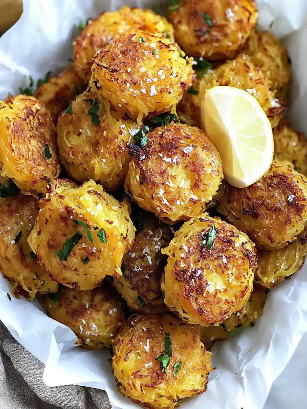 Spaghetti Squash Tots: A Crunchy, Guilt-Free Delight Spaghetti Squash Tots