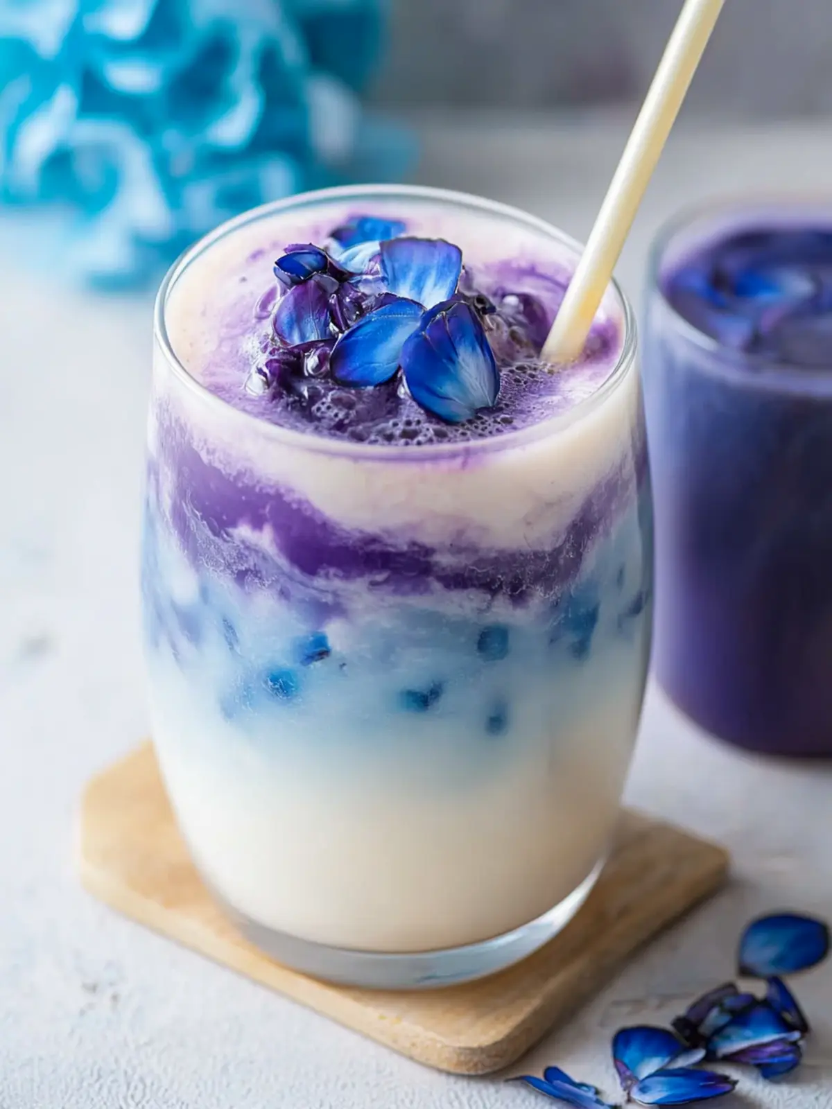 Delicious Butterfly Pea Milk Tea Latte to Brighten Your Day Butterfly Pea Milk Tea