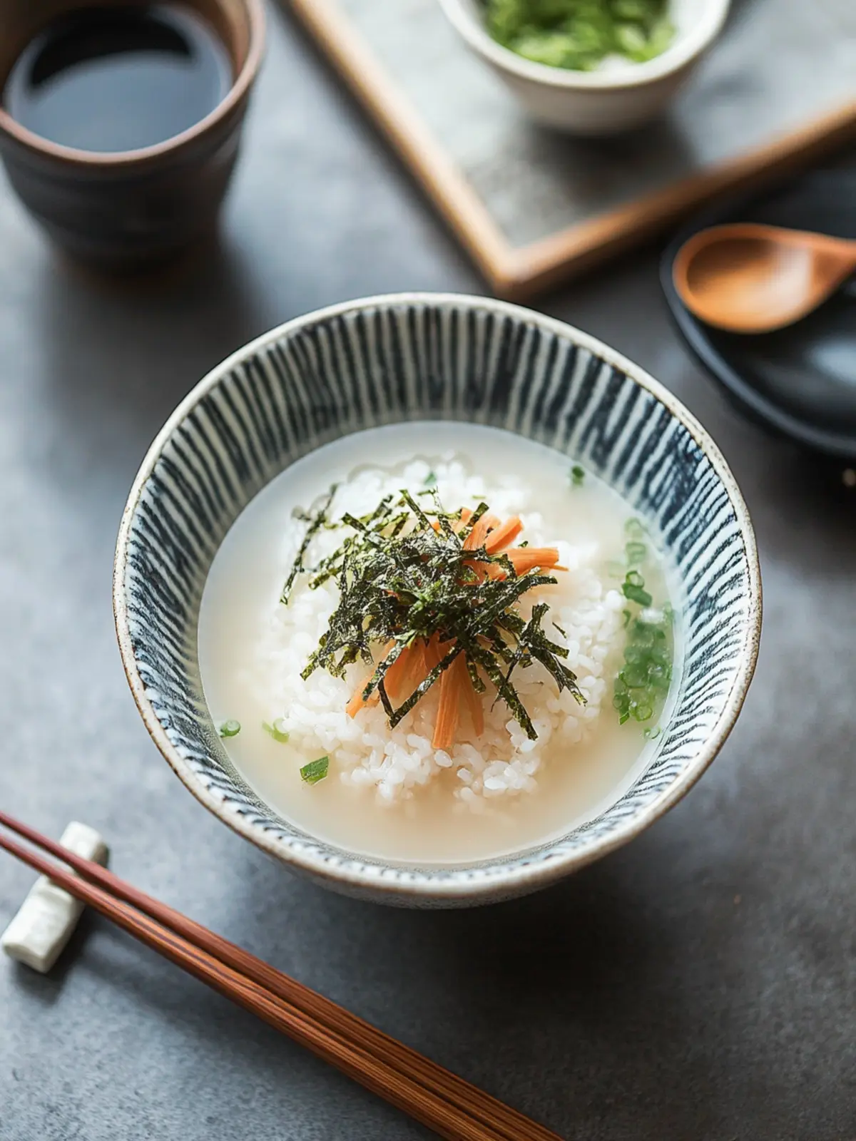 Delicious Japanese Rice Tea Soup for a Cozy Meal Experience Japanese Rice Tea Soup