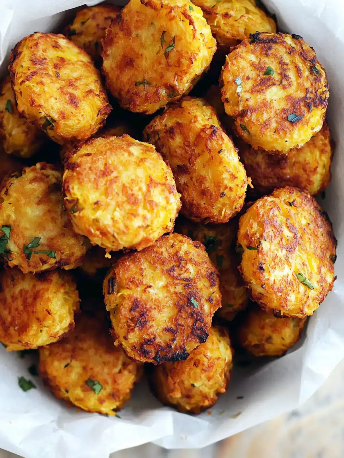 Spaghetti Squash Tots: A Crunchy, Guilt-Free Delight Spaghetti Squash Tots