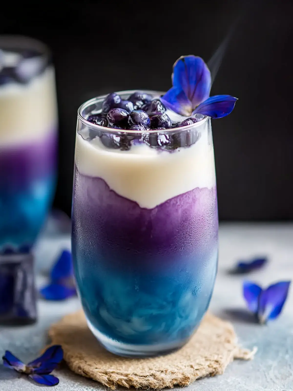 Delicious Butterfly Pea Milk Tea Latte to Brighten Your Day Butterfly Pea Milk Tea
