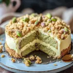 Italian Pistachio Crumb Cake