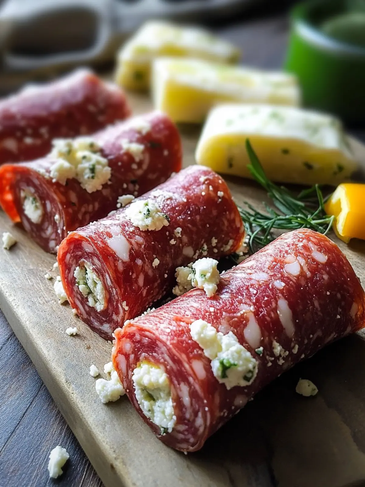 Keto Salami Roll-Ups