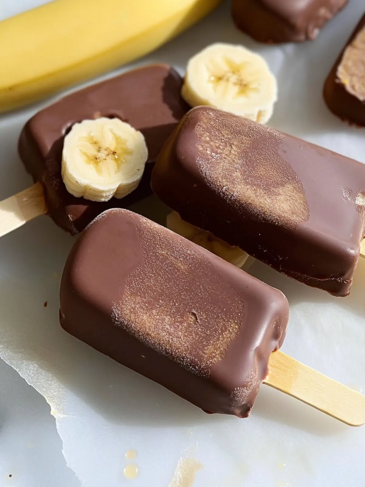 Delicious Chocolate Covered Banana Ice Cream Bars You’ll Love Chocolate Covered Banana Ice Cream Bars