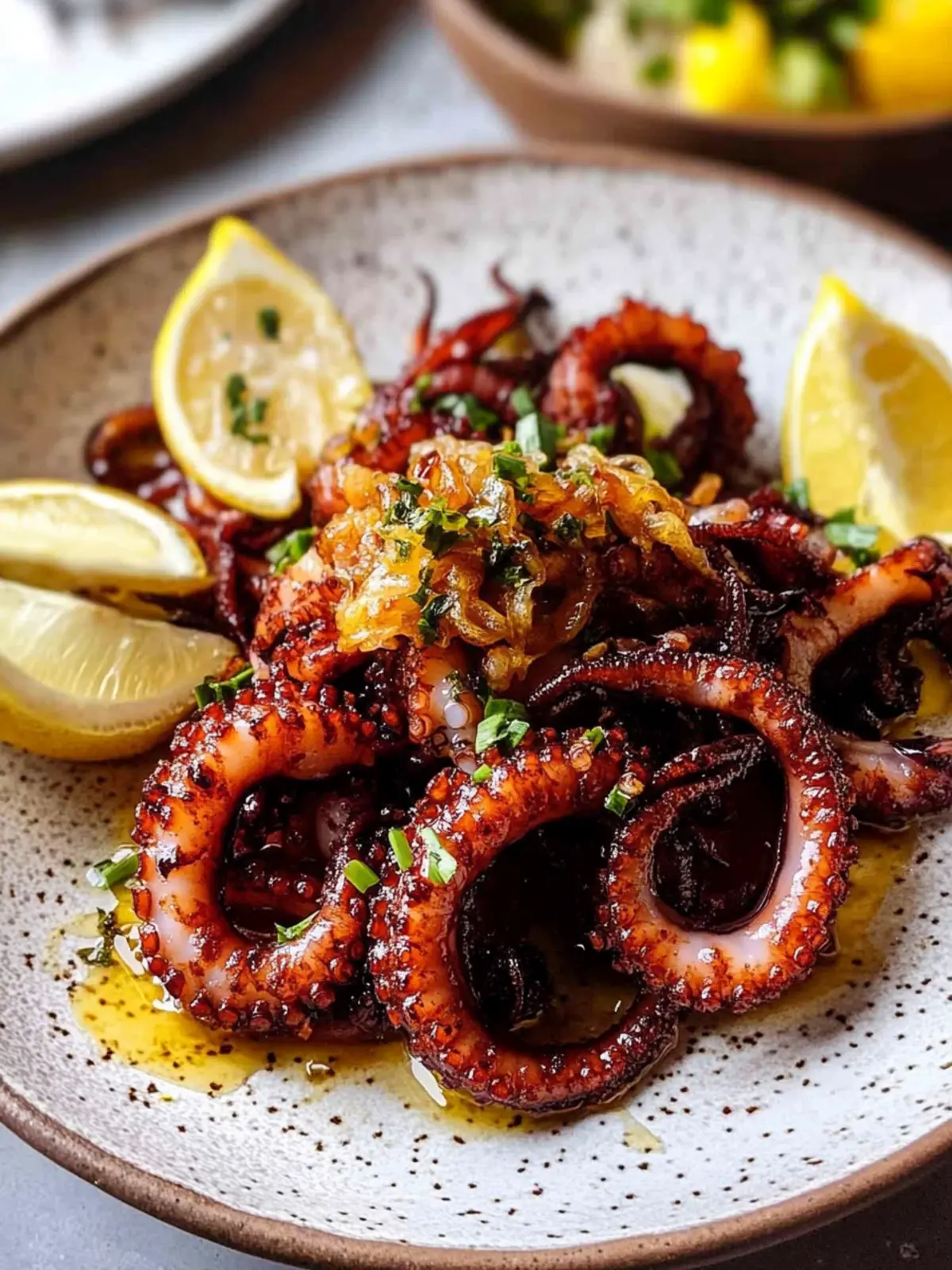 Crispy Marinated Baby Octopus: A Fragrant Seafood Delight Crispy Marinated Baby Octopus