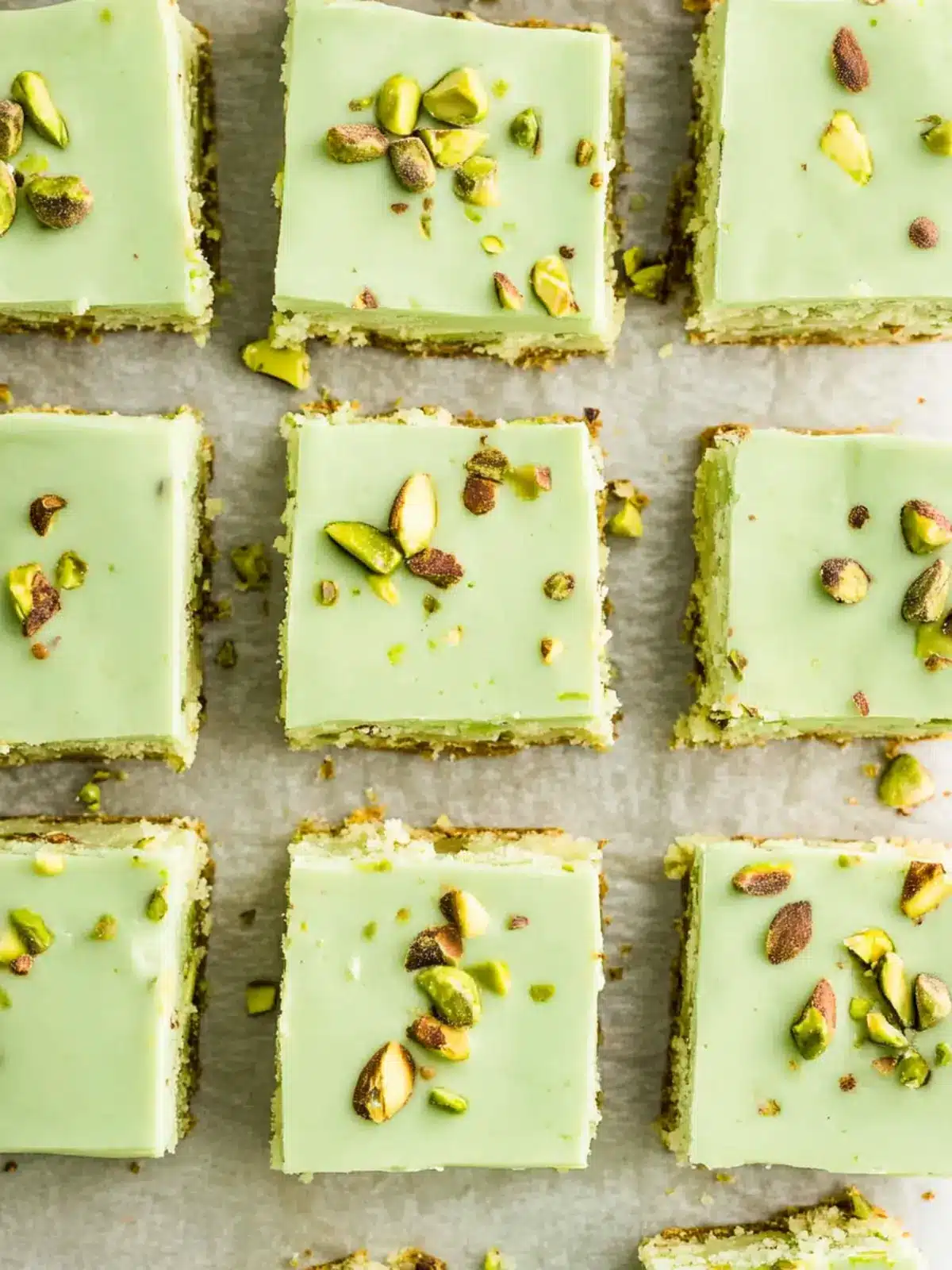 Pistachio Cream Bars