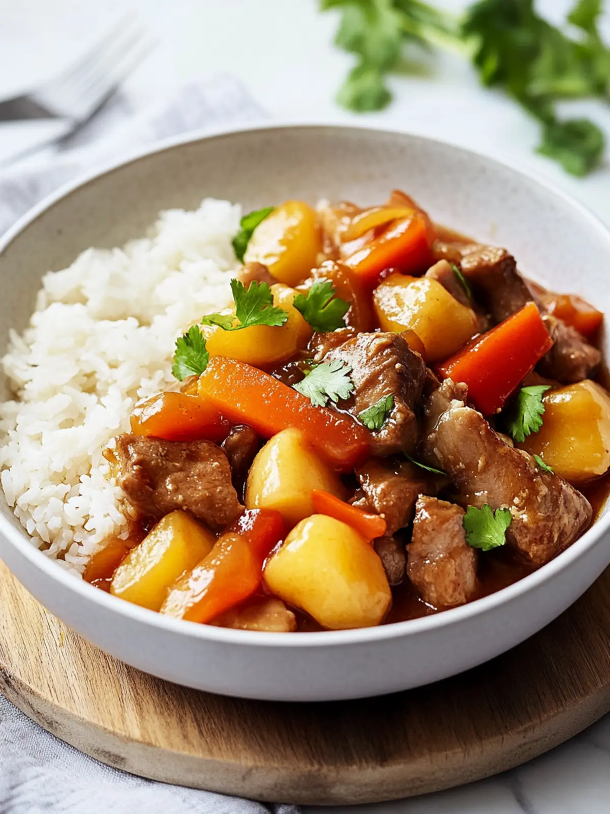 Instant Pot Sweet & Sour Pork and Rice