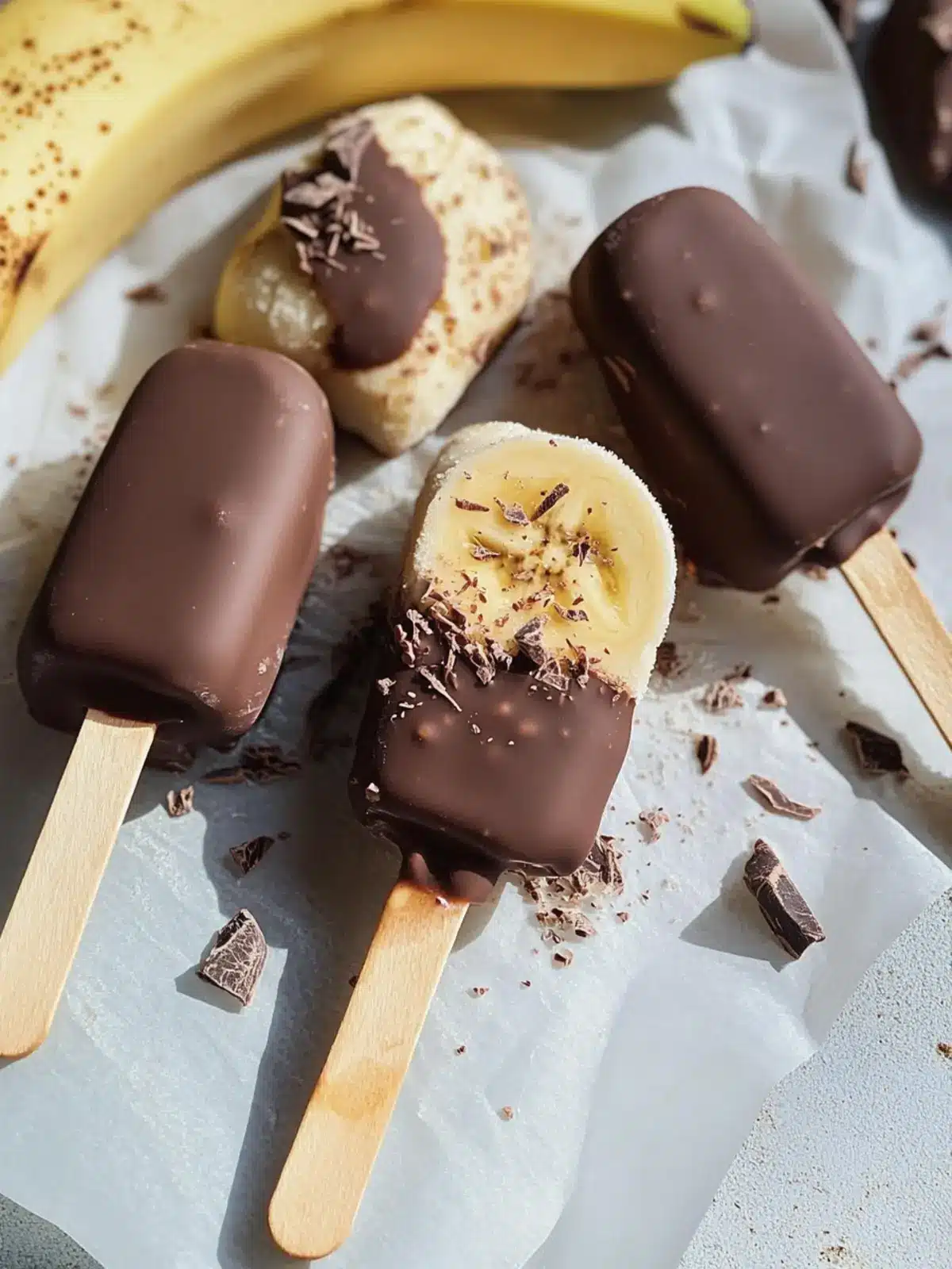 Delicious Chocolate Covered Banana Ice Cream Bars You’ll Love Chocolate Covered Banana Ice Cream Bars