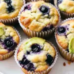 Avocado Blueberry Muffins