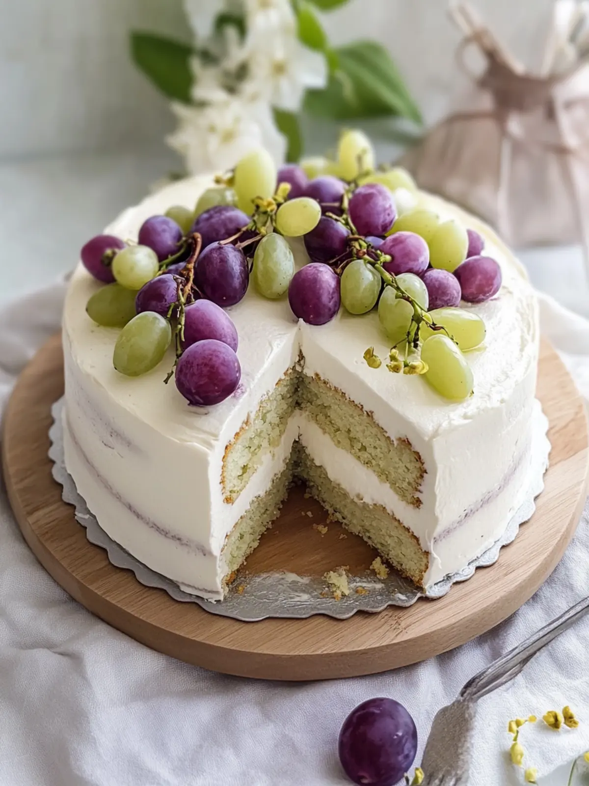 Jasmine Grape Cake