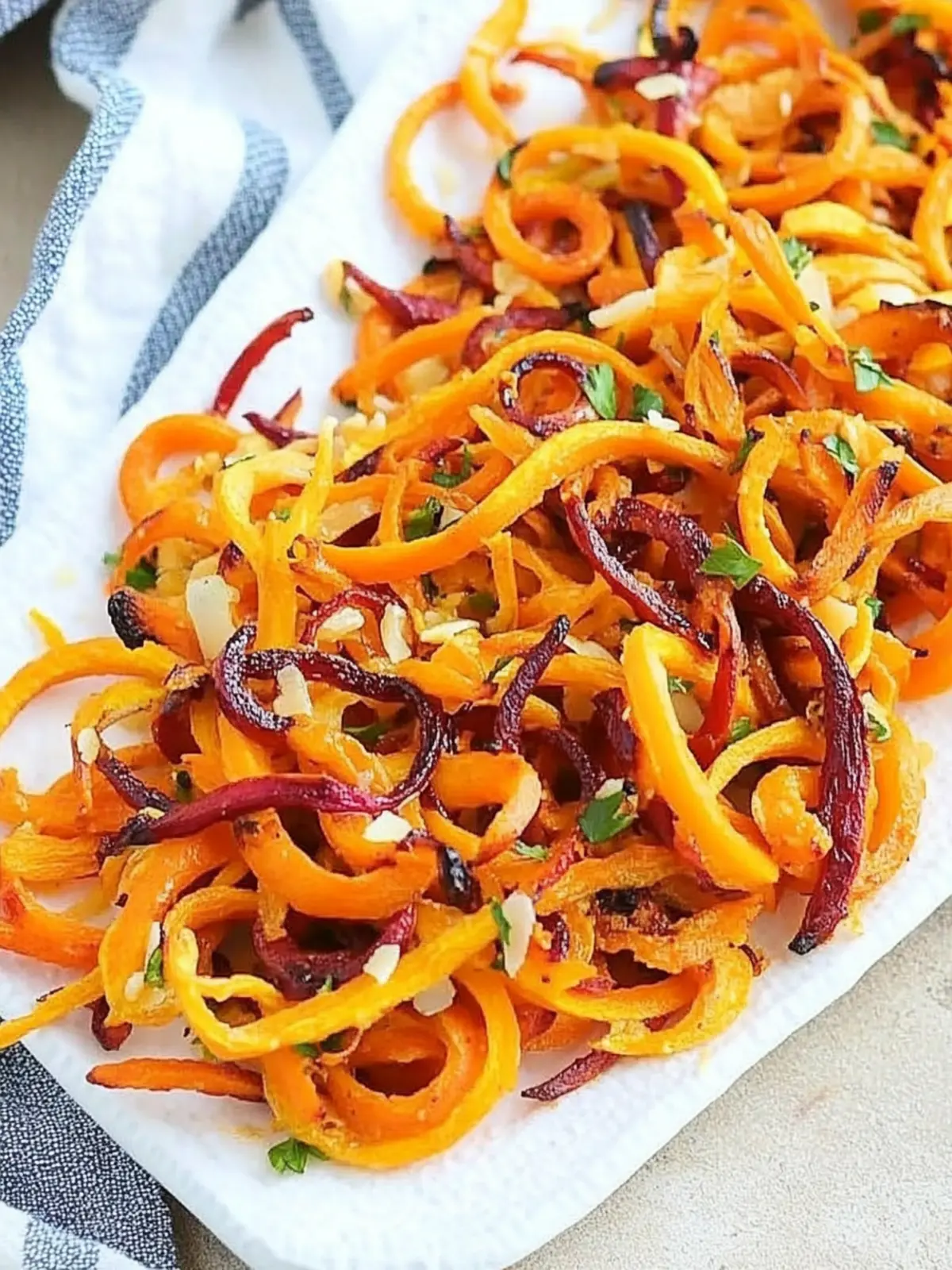 Parmesan Garlic Roasted Carrot Spirals You'll Love in 30 Minutes Parmesan Garlic Roasted Carrot Spirals
