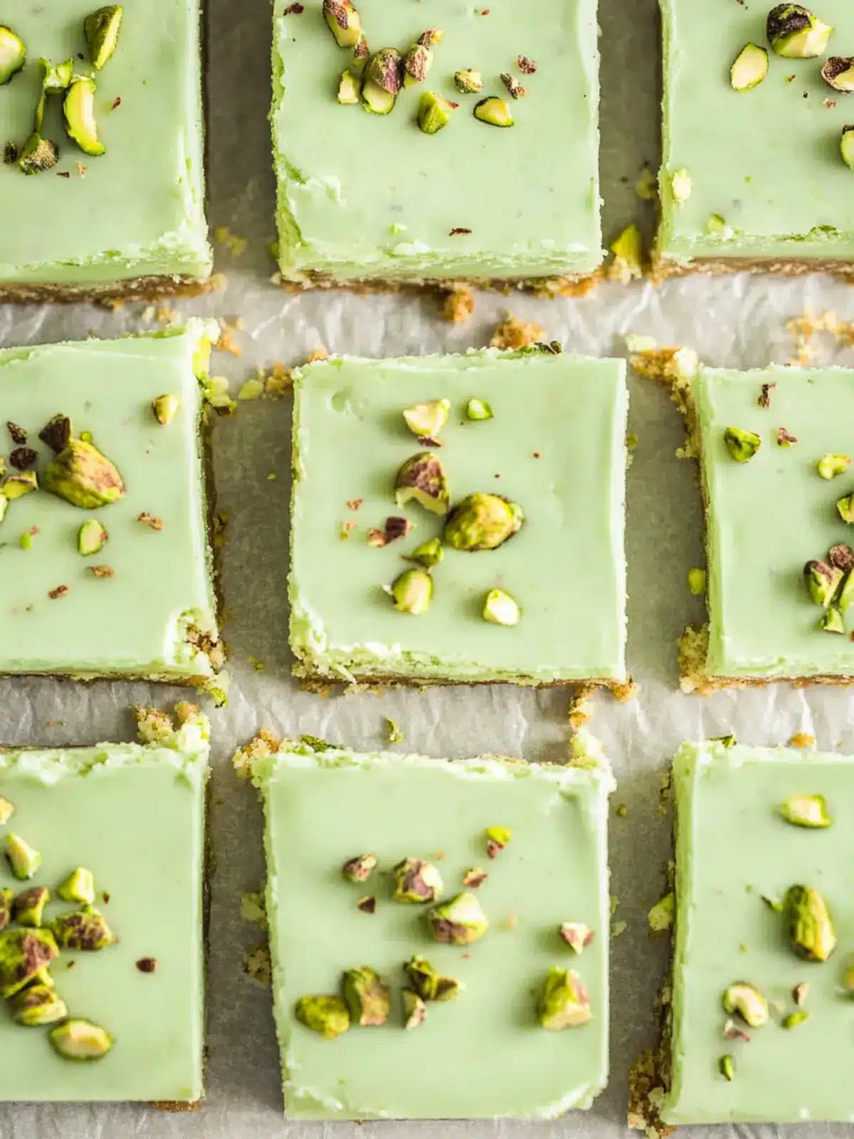 Pistachio Cream Bars