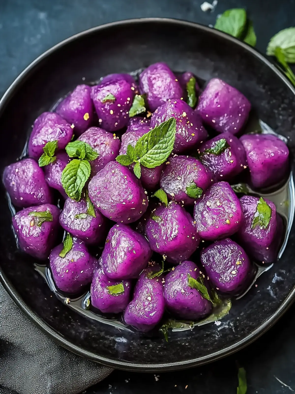 Purple Sweet Potato Gnocchi