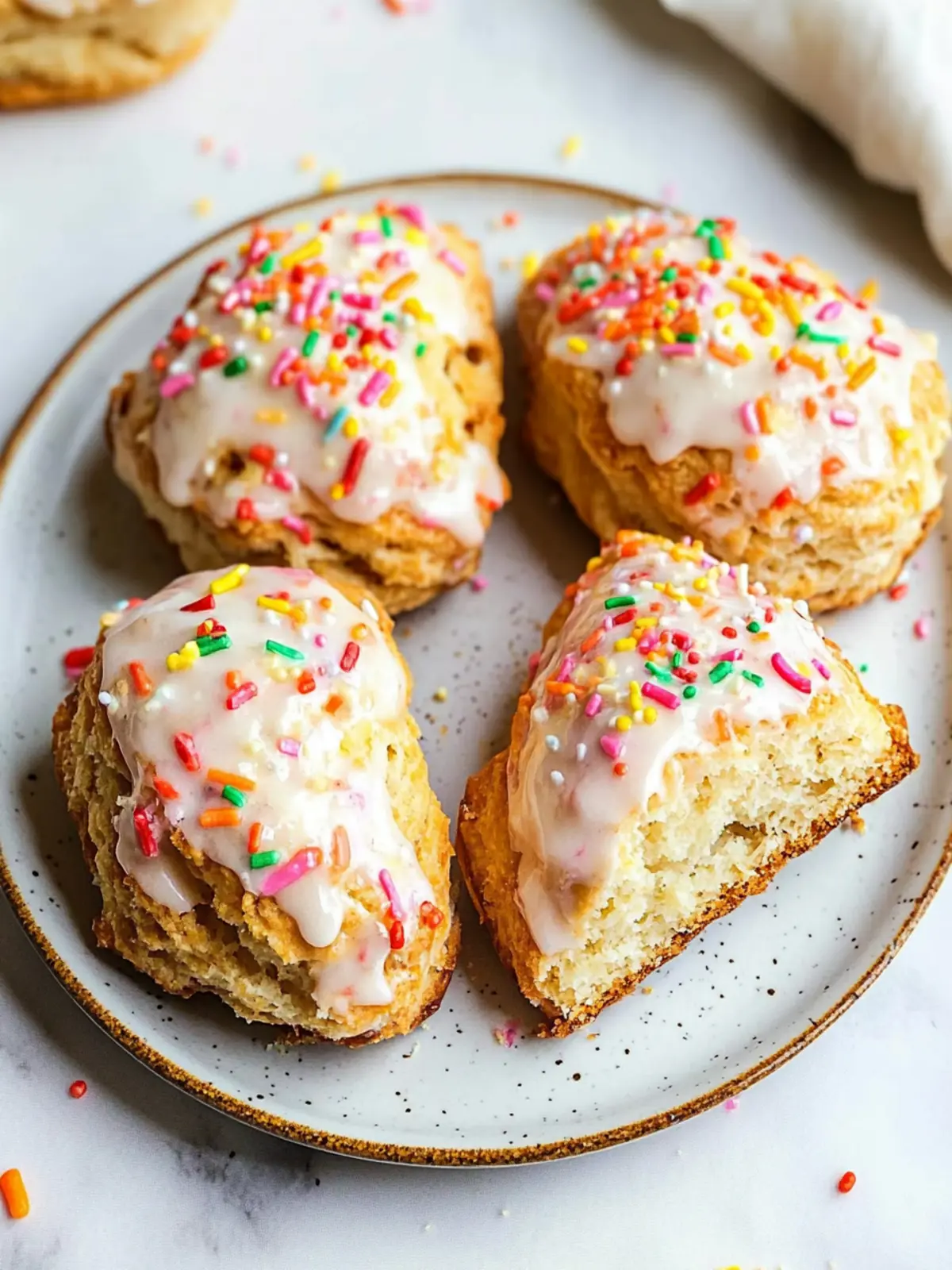 Delightful Birthday Cake Scones Ready in Just 40 Minutes Birthday Cake Scones