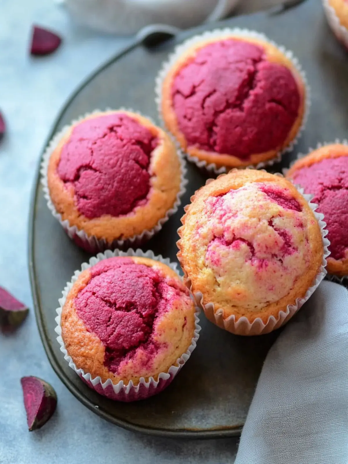 Delicious Vanilla Beet Root Muffins for Guilt-Free Indulgence Vanilla Beet Root Muffin
