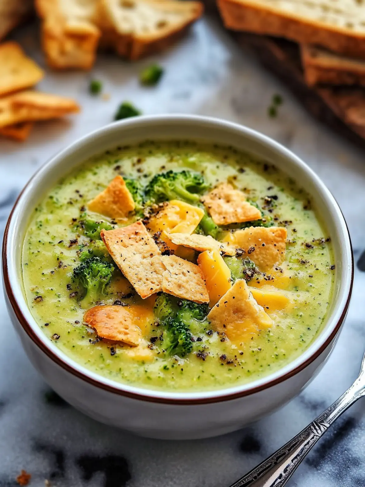 Creamy Broccoli Cheddar Soup in Just 15 Minutes Broccoli Cheddar Soup