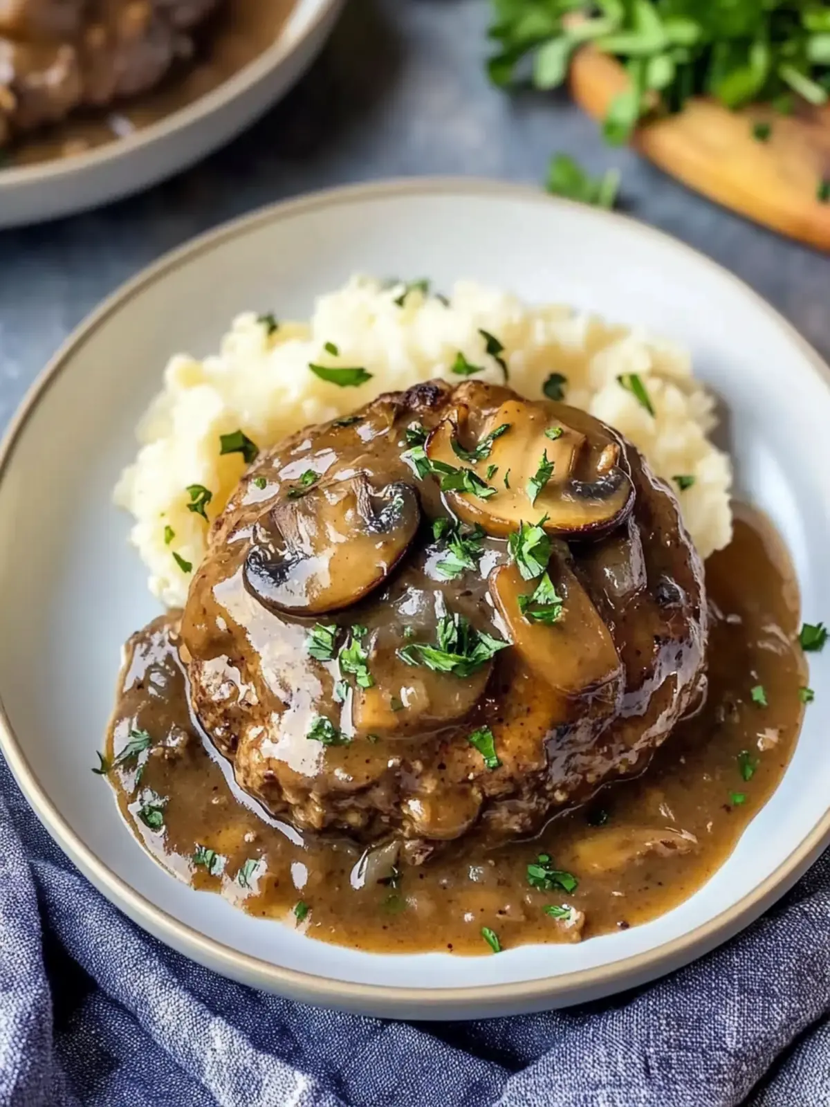 Mouthwatering Mushroom Keto Salisbury Steak You’ll Love Mushroom Keto Salisbury Steak