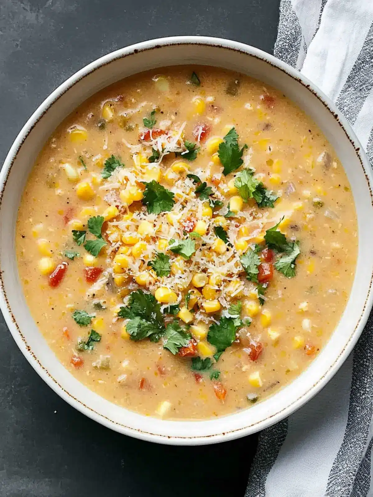 Creamy Southwest Corn Chowder: Comfort in Every Spoonful Southwest Corn Chowder