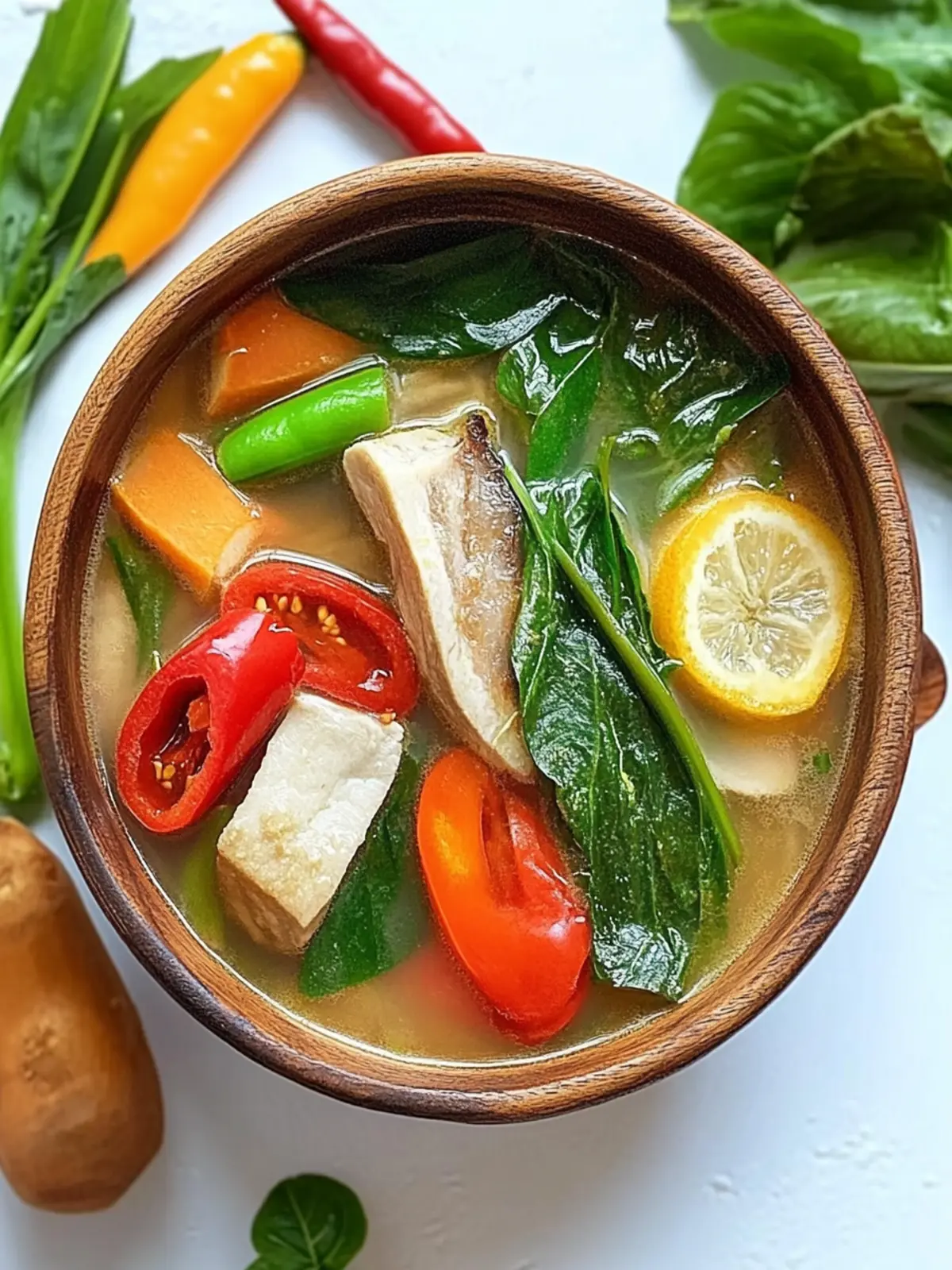 Savory Vegan Sinigang: A Heartwarming Filipino Delight Vegan Sinigang