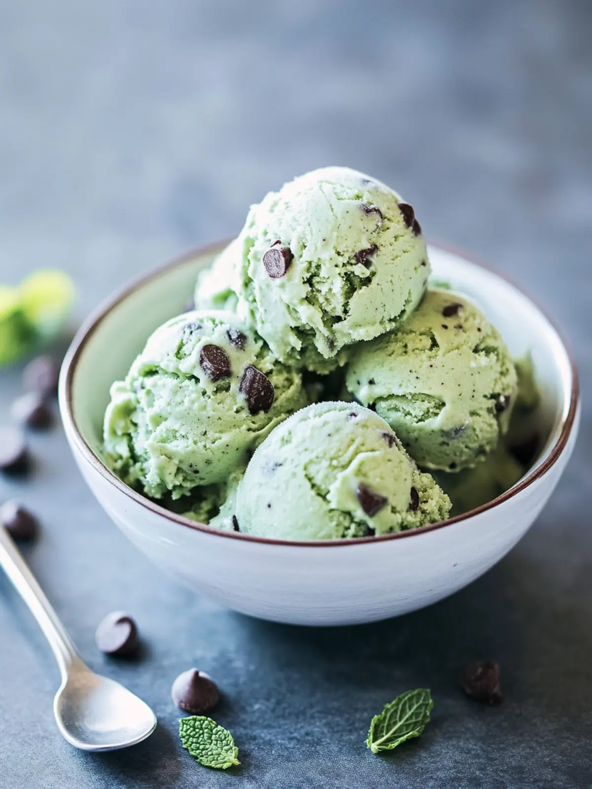 Creamy Mint Avocado Chocolate Chip Ice-Cream You’ll Crave Mint Avocado Chocolate Chip Ice-Cream