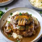 Mouthwatering Mushroom Keto Salisbury Steak You’ll Love Mushroom Keto Salisbury Steak
