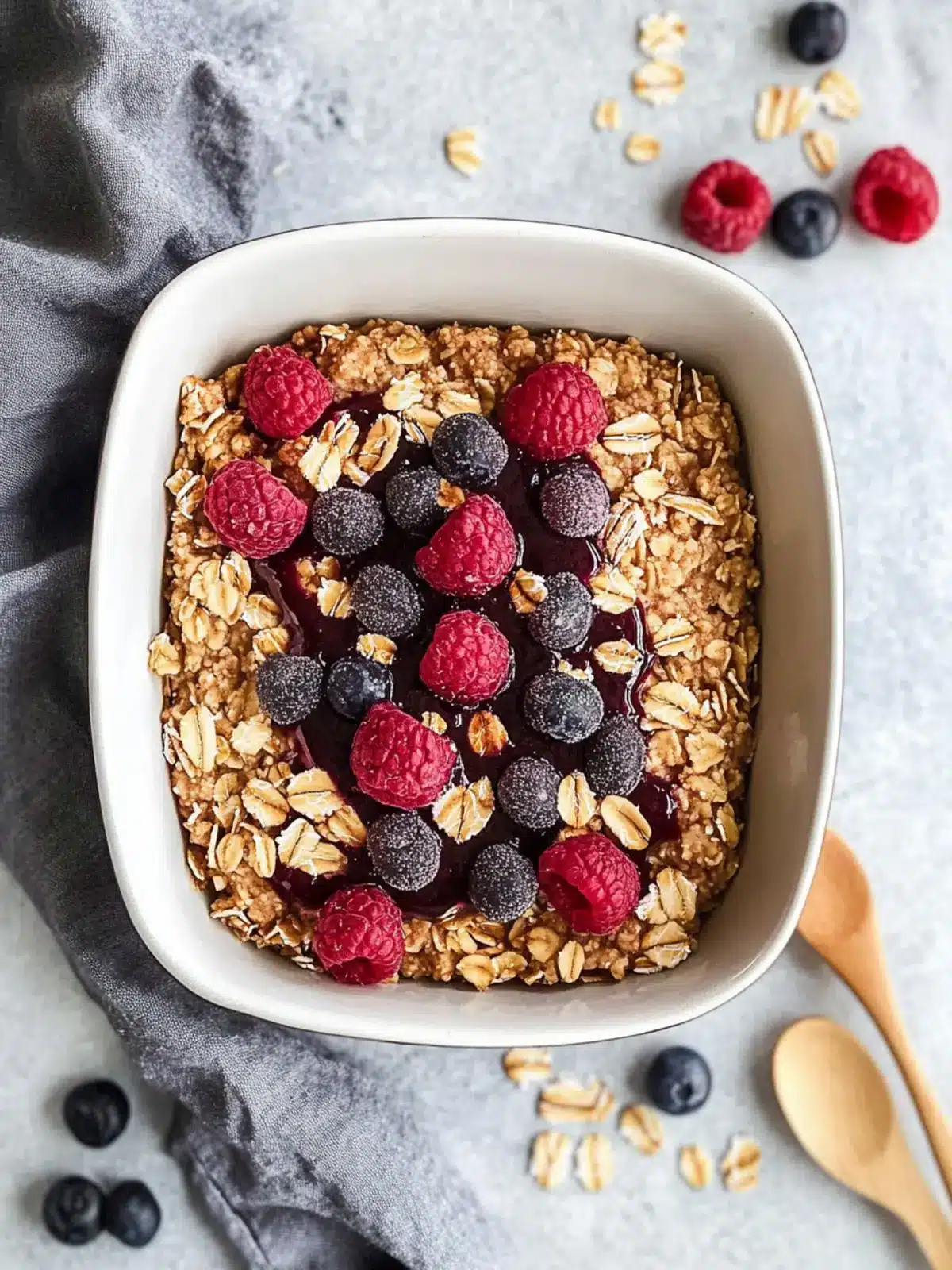 Satisfy Your Cravings with PB&J Vegan Baked Oatmeal PB&J Vegan Baked Oatmeal