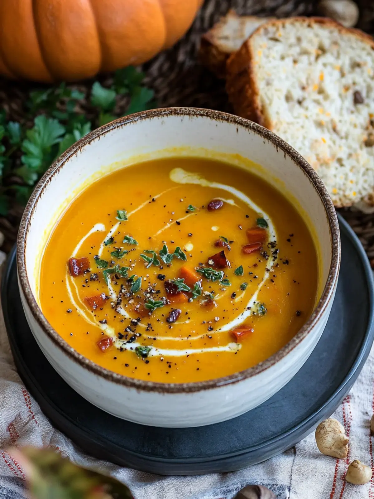 Warm Up with Cozy Pumpkin Carrot Soup Packed with Flavor Pumpkin Carrot Soup
