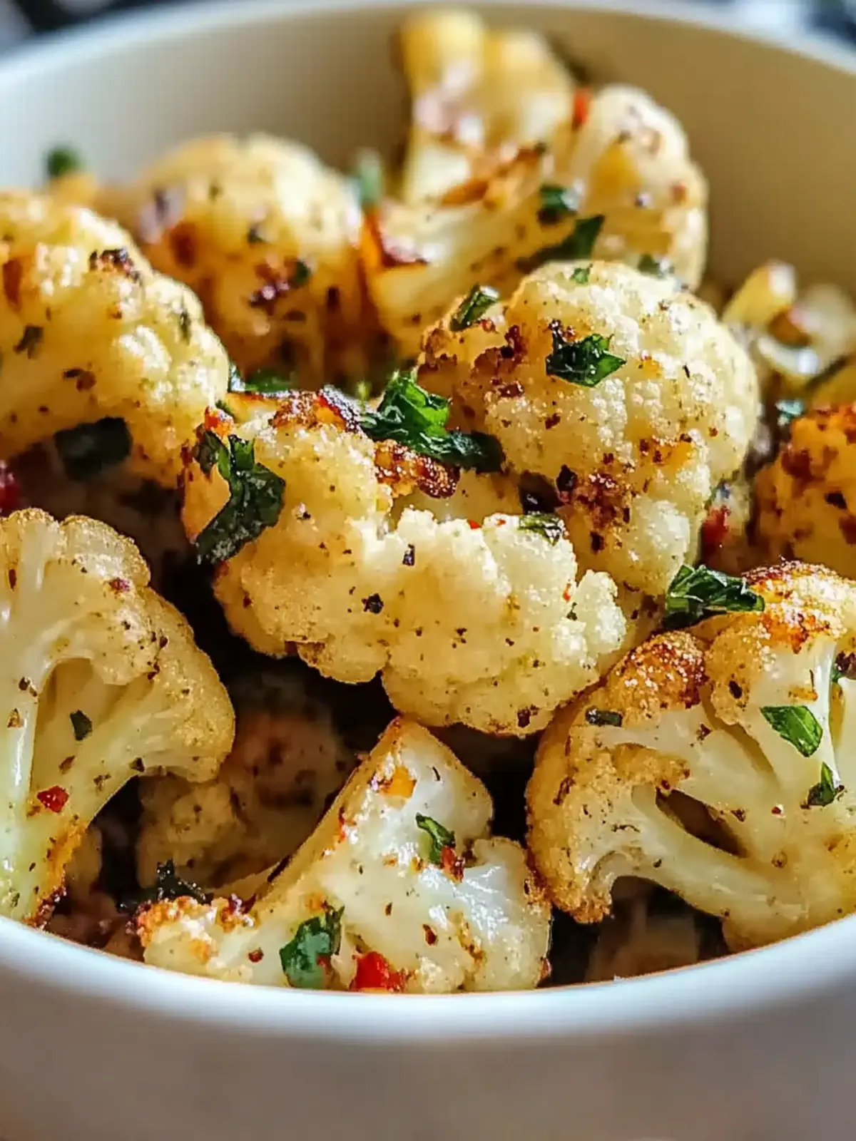 Savory Garlic Butter Roasted Cauliflower to Wow Your Tastebuds Garlic Butter Roasted Cauliflower