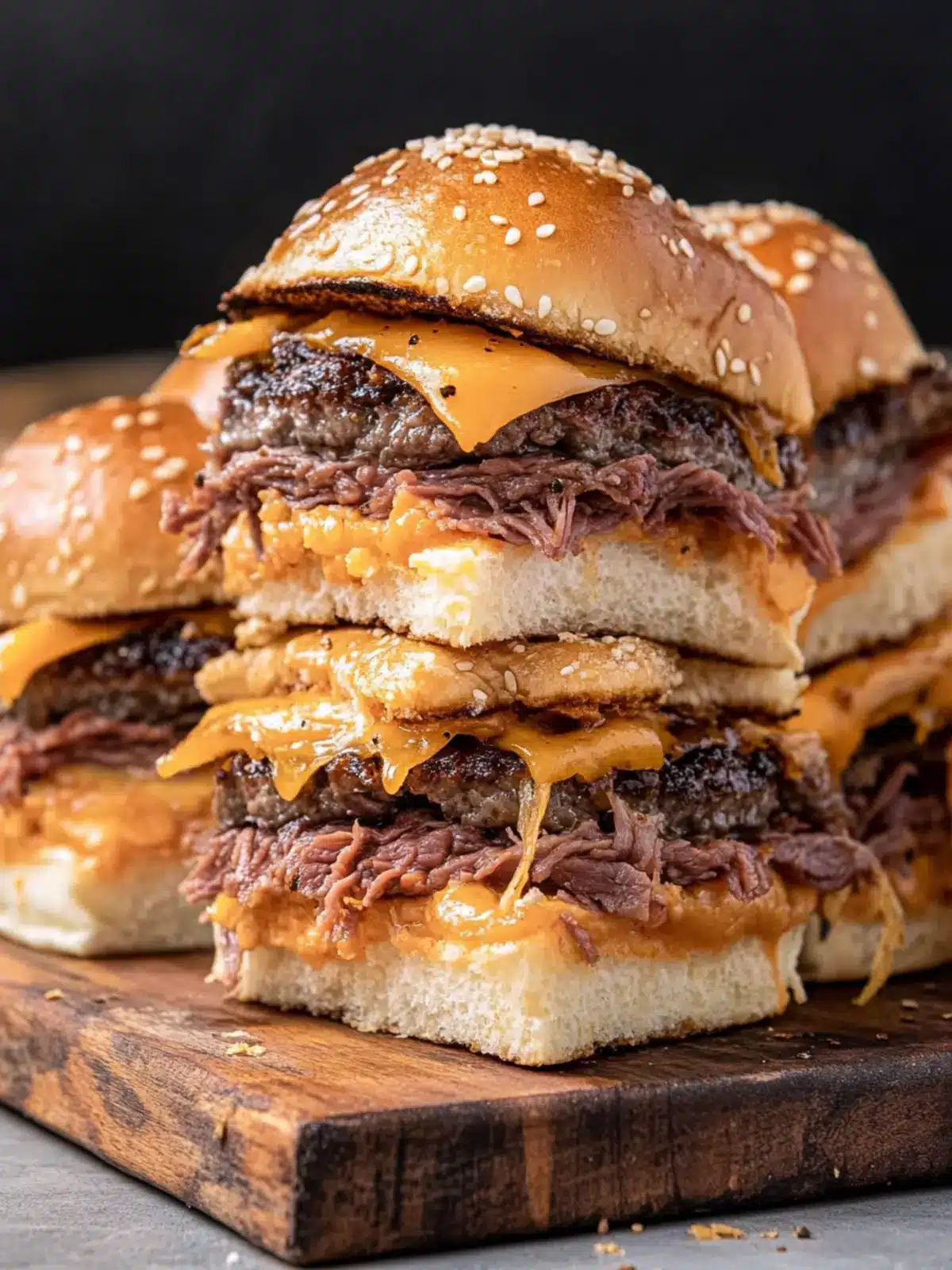 Savor the Flavor with Easy Roast Beef and Cheddar Sliders Roast Beef and Cheddar Sliders