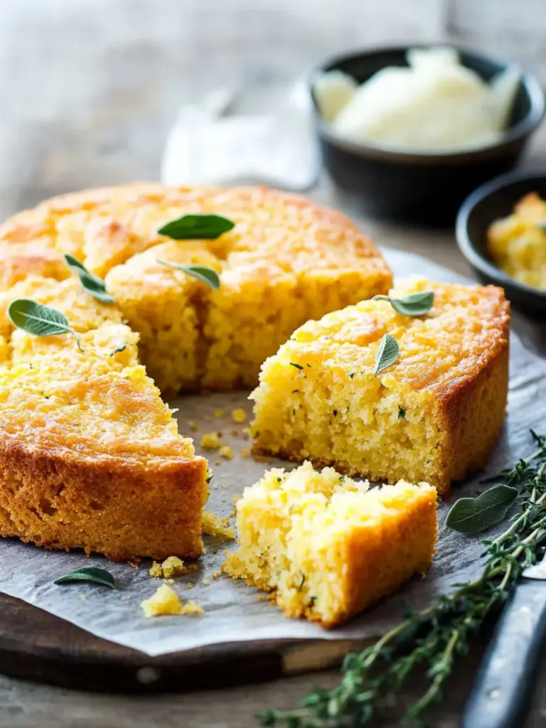 Cheddar Sage Cornbread