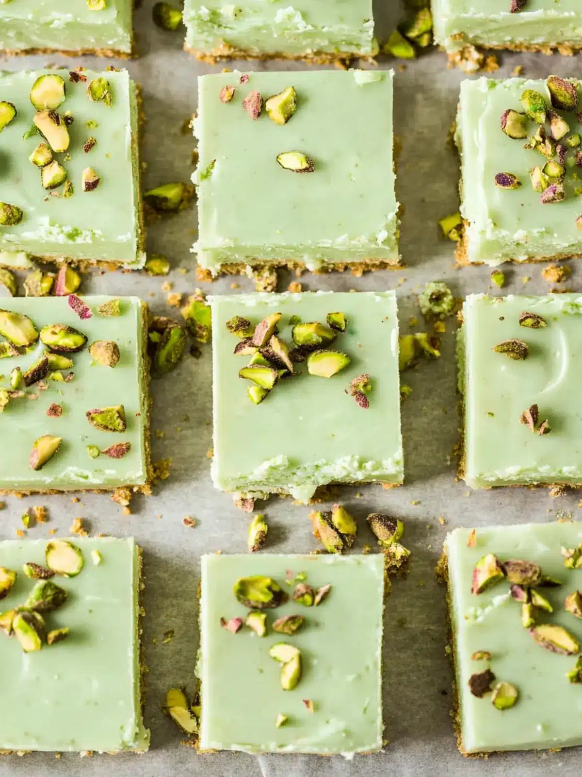 Pistachio Cream Bars