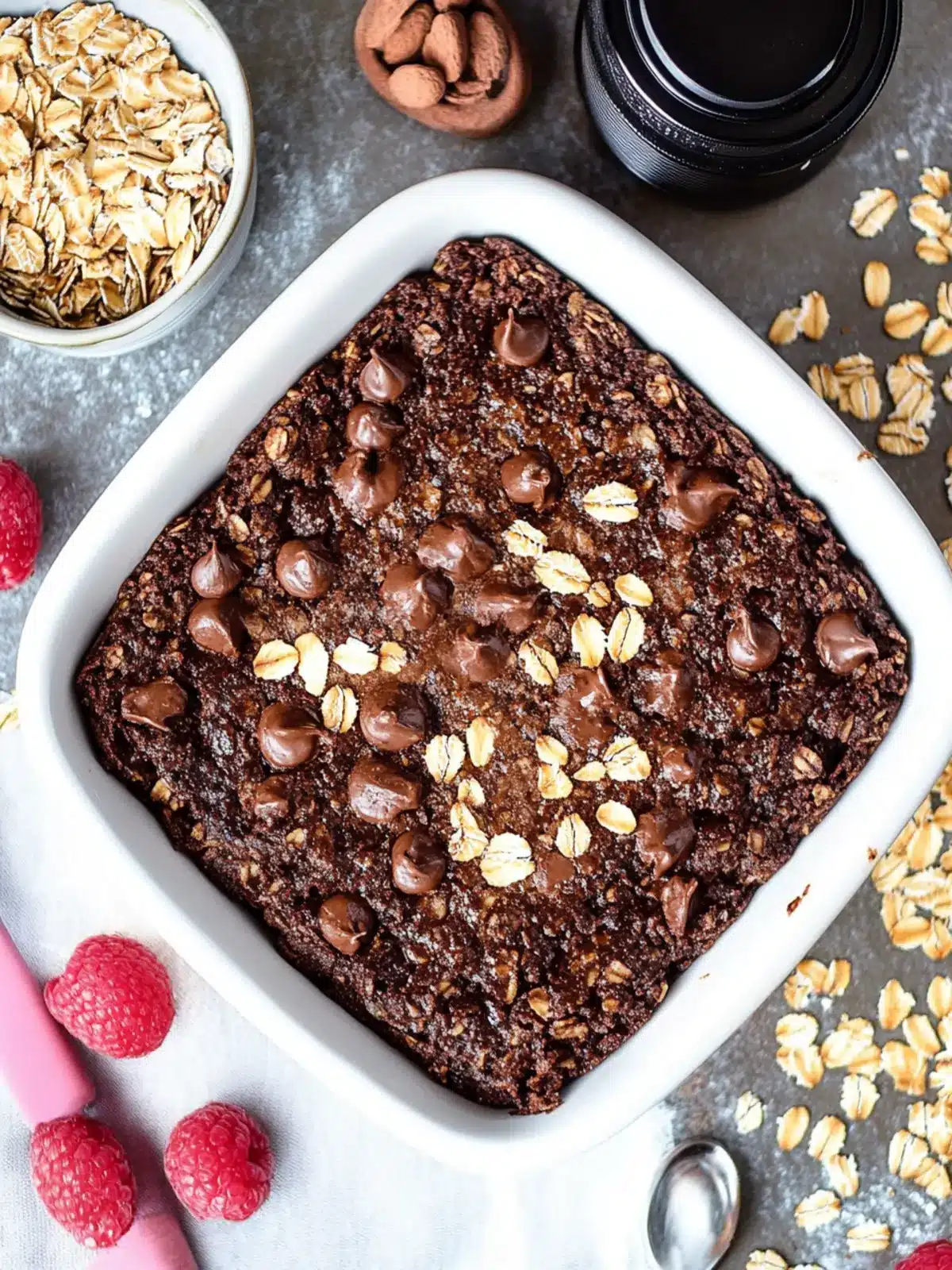 Brownie Baked Oatmeal