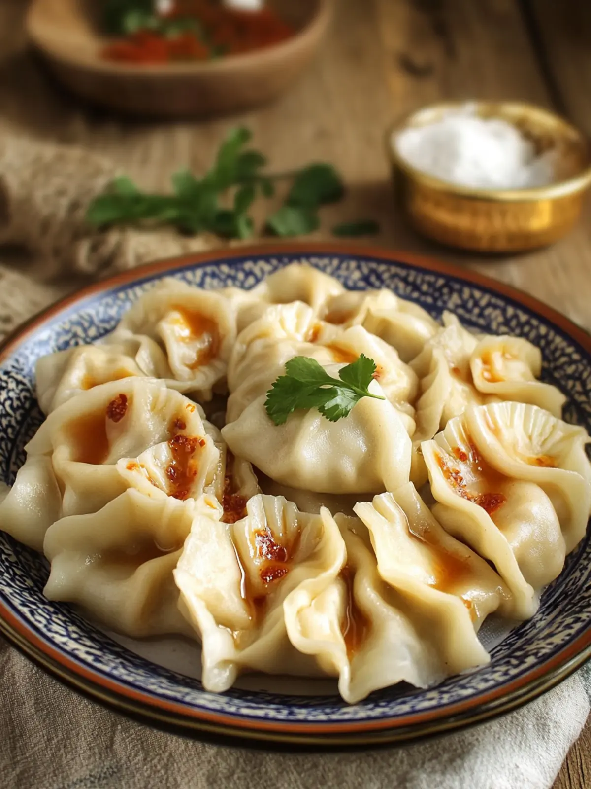 Vegan Manti Dumplings