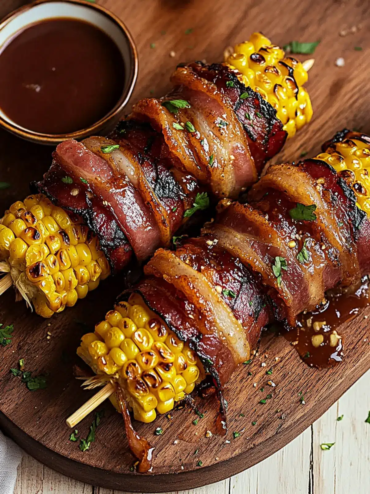 Savory Bacon Wrapped Grilled Corn You'll Crave This Summer Bacon Wrapped Grilled Corn
