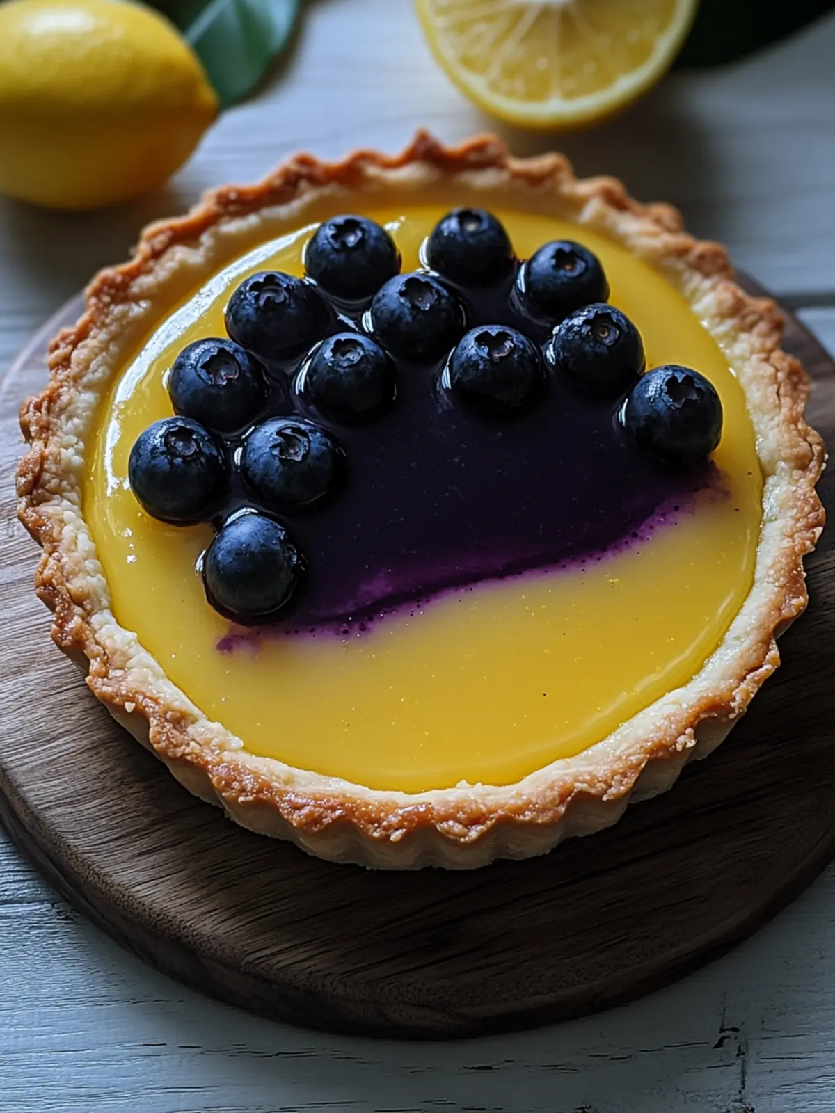 Irresistible Blueberry–Lemon Curd Tart to Sweeten Your Day Blueberry–Lemon Curd Tart