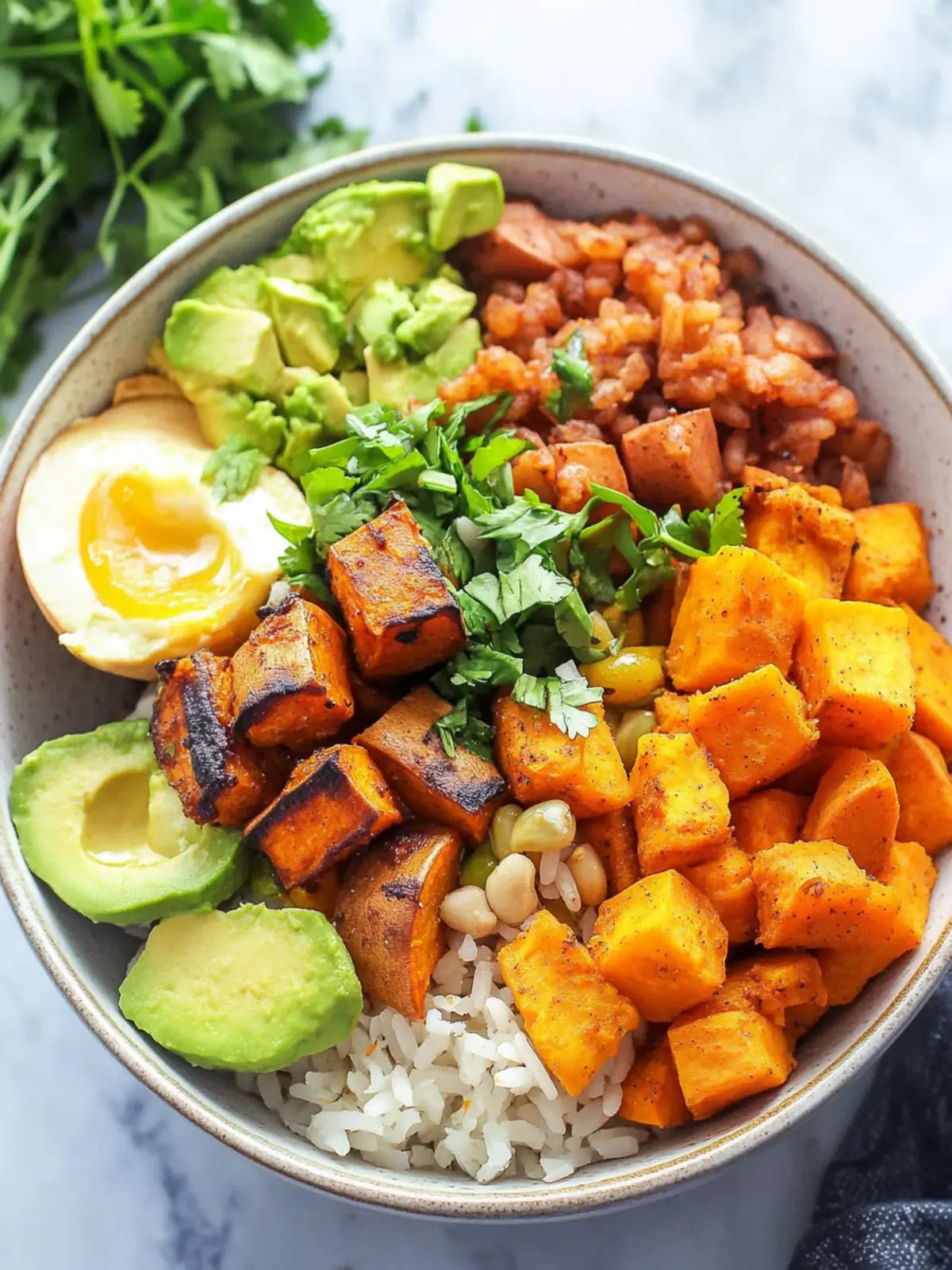 Zesty Cajun Sweet Potato Rice Bowl That Will Wow Your Tastebuds Cajun Sweet Potato Rice Bowl