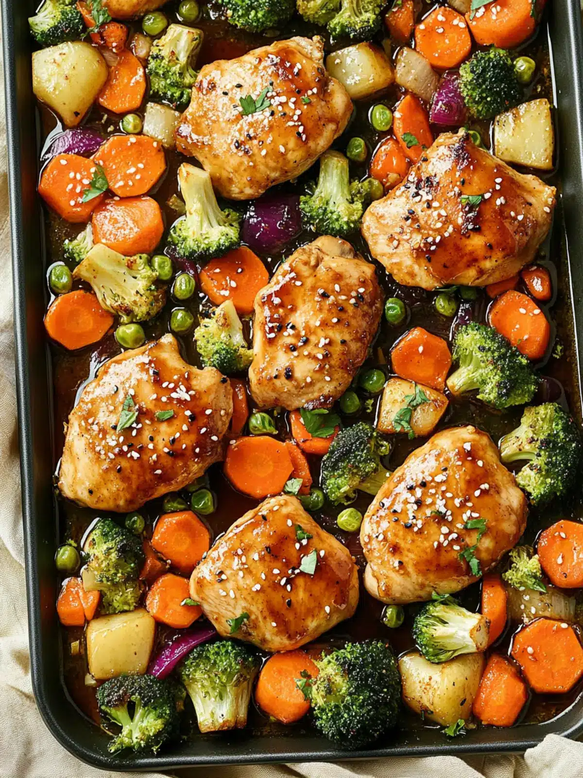 Delicious Sheet Pan Teriyaki Chicken with Veggies Made Easy Sheet Pan Teriyaki Chicken with Veggies