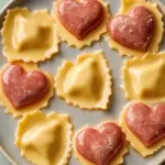 Cheese Ravioli Hearts